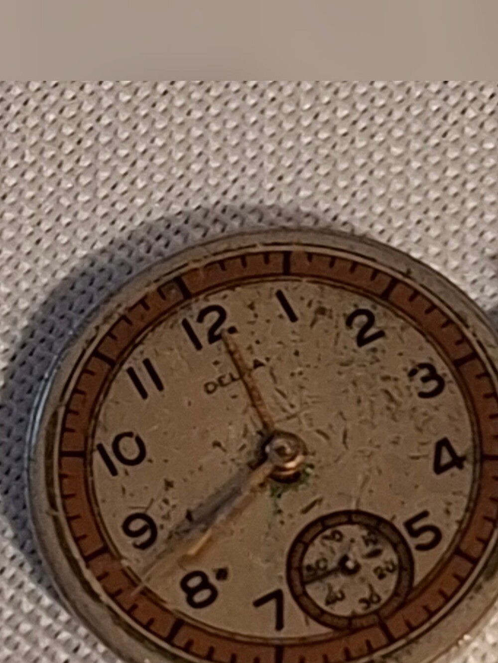 Vintage Bulova 10AE 15 Jewels Watch Movement & Dial - Parts / Repair